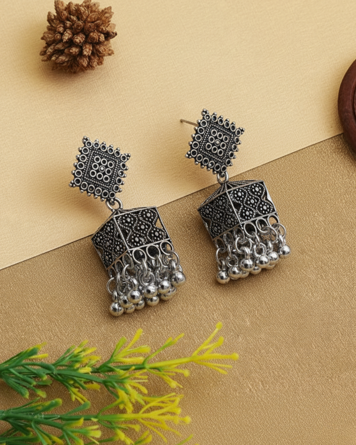 The Jaali Fusion Jhumka