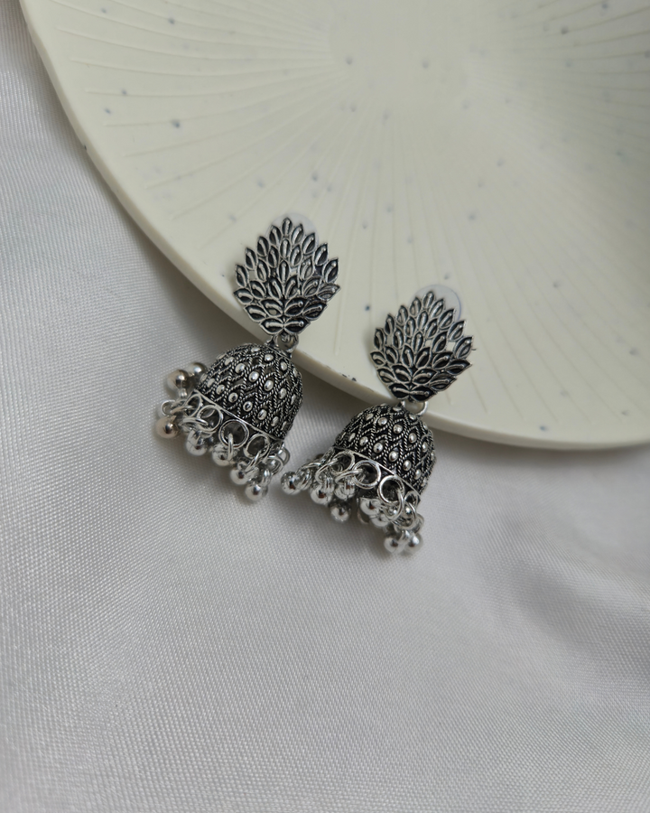 Rustic Bloom Jhumkas