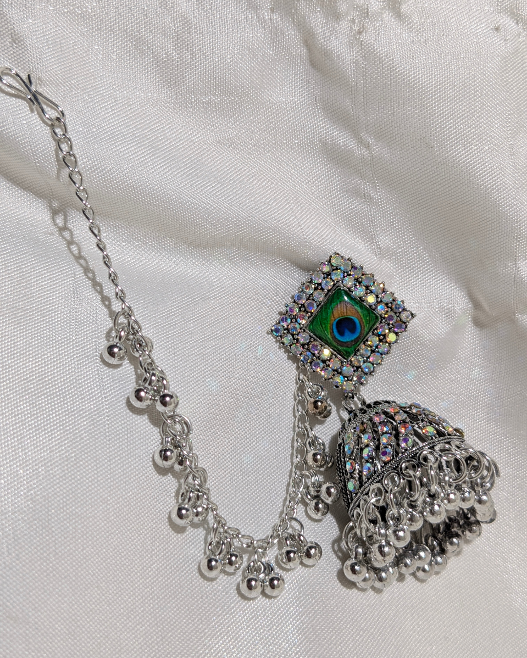 The Mayuri Cascade Jhumka