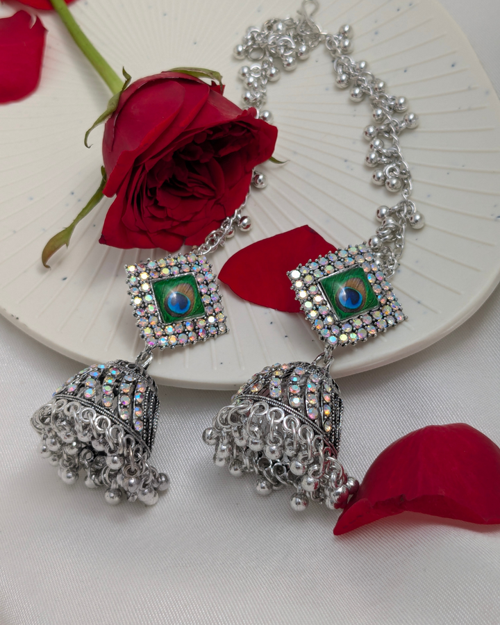 The Mayuri Cascade Jhumka