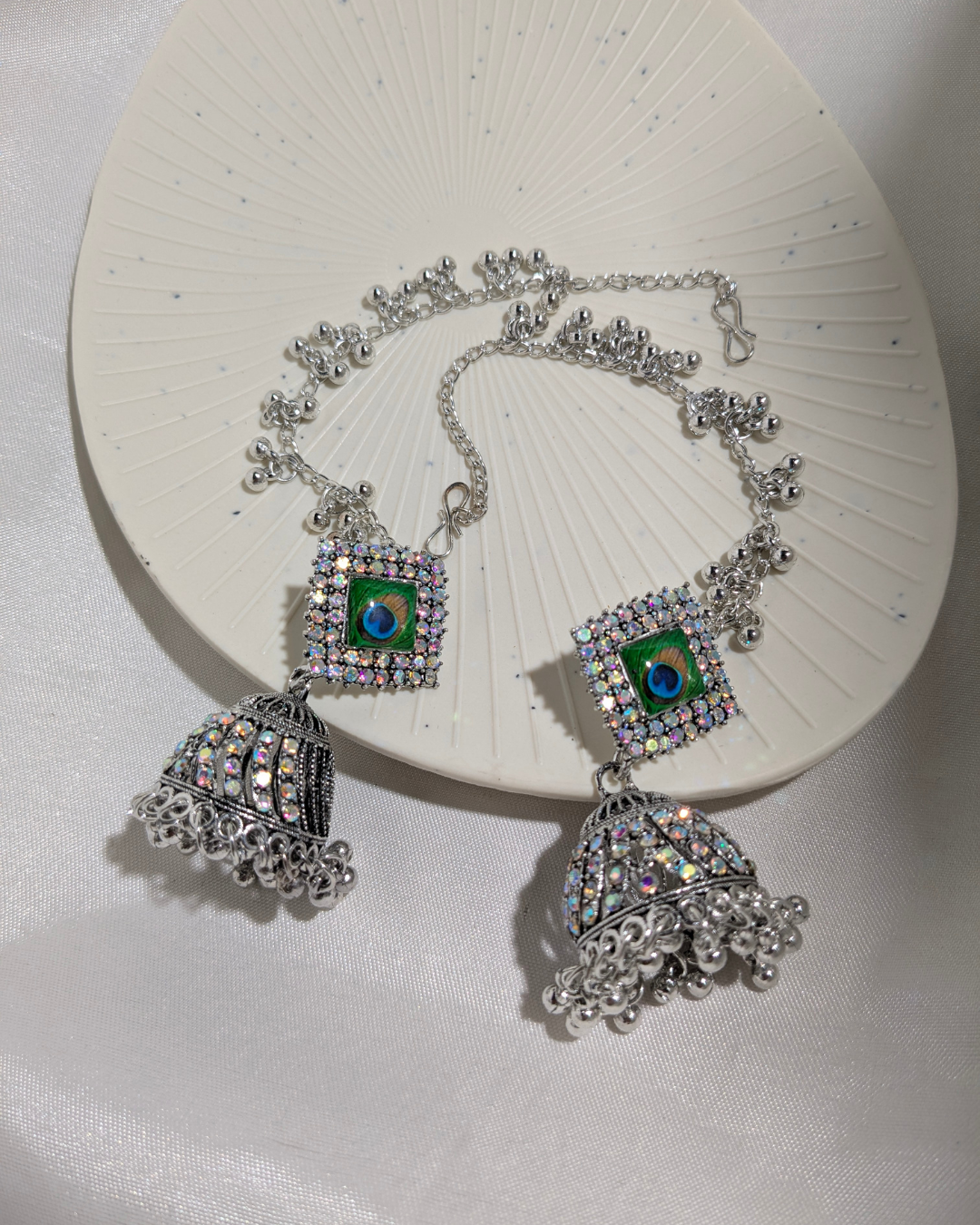 The Mayuri Cascade Jhumka