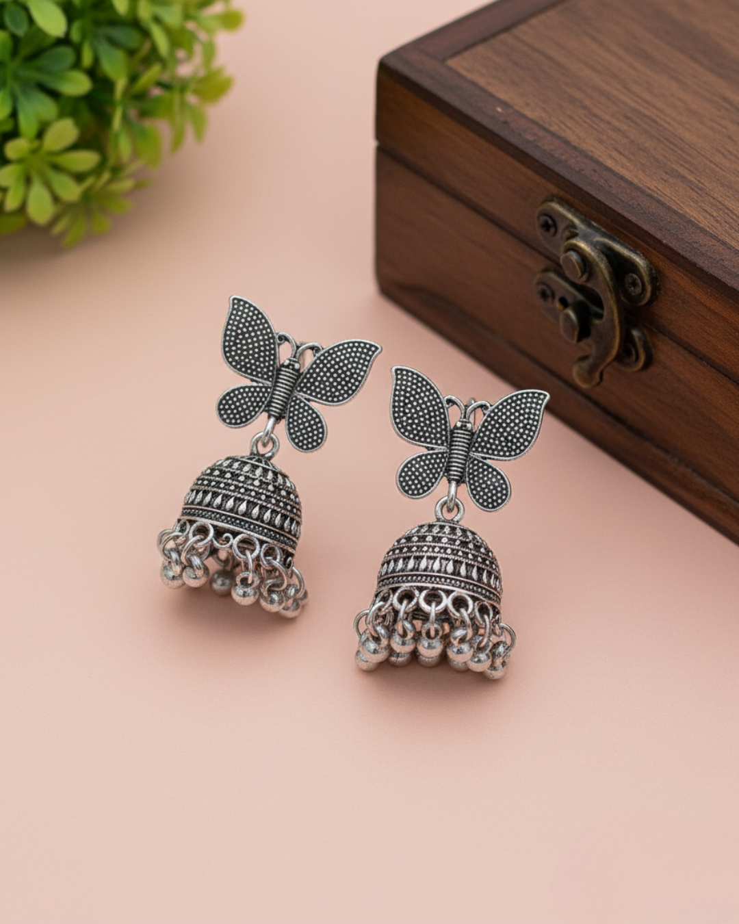 The Noor Butterfly Jhumka