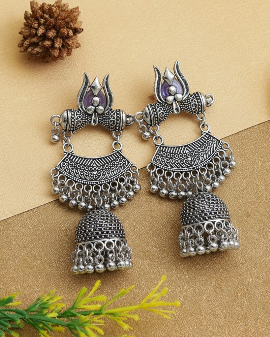 The Rani Tier Jhumka