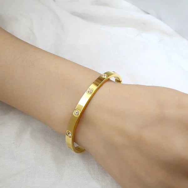 Luxe Stud Bangle