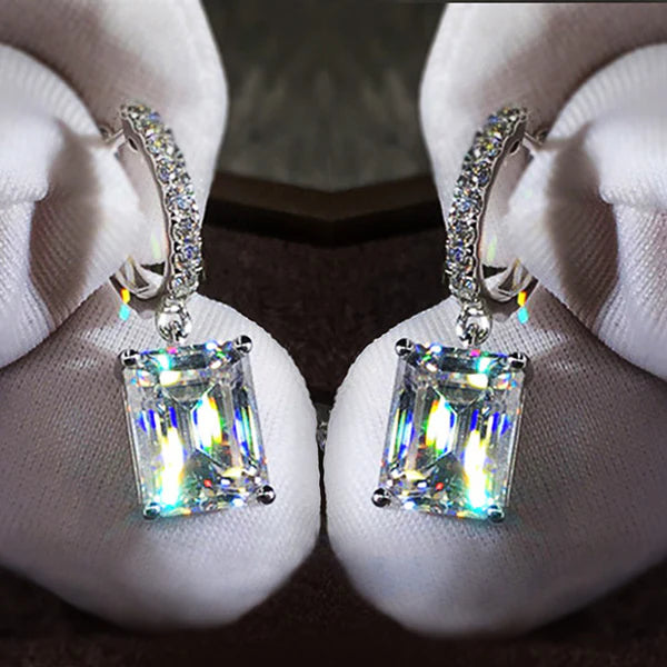 Crushed Ice Drop Earrings