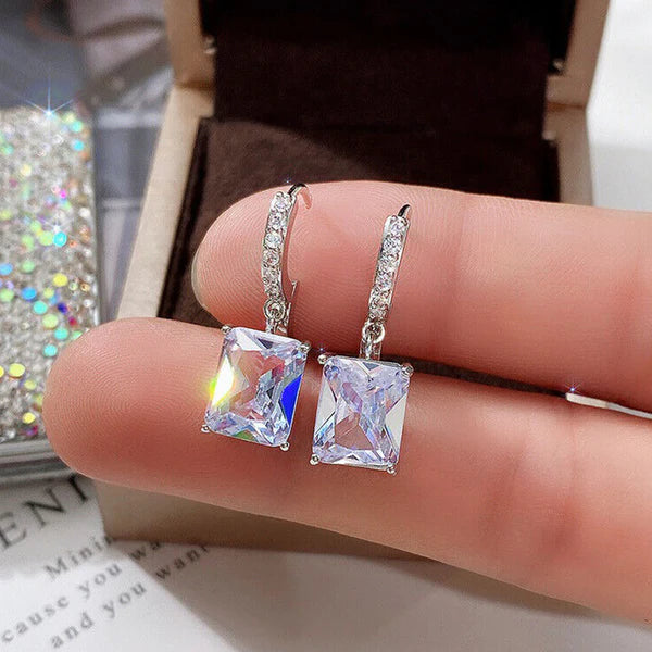 Crushed Ice Drop Earrings