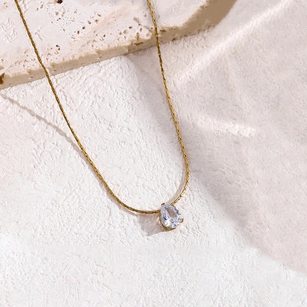 Teardrop Glow Necklace