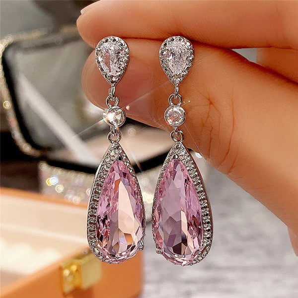 Rose Aura Earrings